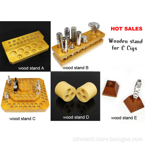 New Design Wholesales Wooden Display Stands for Ecigs
